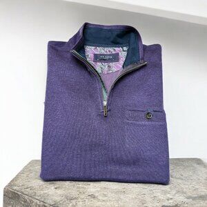 Ted Baker‎ London Valerio Purple 1/4 Zip kit Pullover